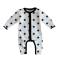 Stylish and Comfortable Kids Romper Black and White Printed Design Long Sleeves V Neck Manufacturers, Suppliers, Exporters, Importers in San Diego