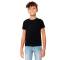 Trendy Black Plain Cotton Blend T-Shirt for Kids with Slim Fit and Short Sleeves Manufacturers, Suppliers, Exporters, Importers in San Diego