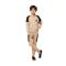 Trendy Cotton Blend Kids Tracksuit in Beige with Pullover Closure and Colorblock Pattern Manufacturers, Suppliers, Exporters, Importers in San Diego