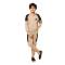 Trendy Cotton Blend Kids Tracksuit in Beige with Pullover Closure and Colorblock Pattern Manufacturers, Suppliers, Exporters, Importers in San Diego