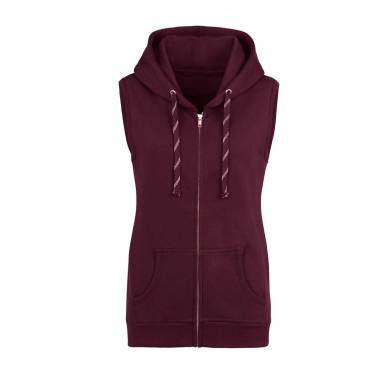 Trendy Women Sleeveless Hoodie Zip Up Hooded Multi Color Casual Look Manufacturers, Suppliers, Exporters, Importers in San Diego