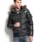 Winter Faux Fur Collar Puffer Jacket for Men Slim Fit with Hooded Neck Zip Closure and Long Sleeves Manufacturers, Suppliers, Exporters, Importers in Faisalabad