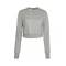 Women Grey Cropped Sweatshirt Soft Cotton Long Sleeve Casual Solid Design Manufacturers, Suppliers, Exporters, Importers in Spain