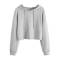 Women Hooded Crop Pullover Solid Long Sleeves Casual Comfort Manufacturers, Suppliers, Exporters, Importers in San Diego