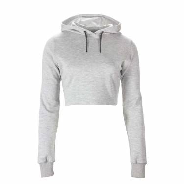 Women Hooded Crop Pullover Solid Long Sleeves Casual Comfort Manufacturers, Suppliers, Exporters, Importers in San Diego