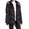 Women Stylish Black Faux Fur Trim Puffer Jacket Longline Hooded Design Zip Closure Casual Occasion Manufacturers, Suppliers, Exporters, Importers in Spain
