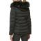 Women Stylish Black Faux Fur Trim Puffer Jacket Longline Hooded Design Zip Closure Casual Occasion Manufacturers, Suppliers, Exporters, Importers in Spain