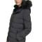 Women Stylish Black Faux Fur Trim Puffer Jacket Longline Hooded Design Zip Closure Casual Occasion Manufacturers, Suppliers, Exporters, Importers in Spain
